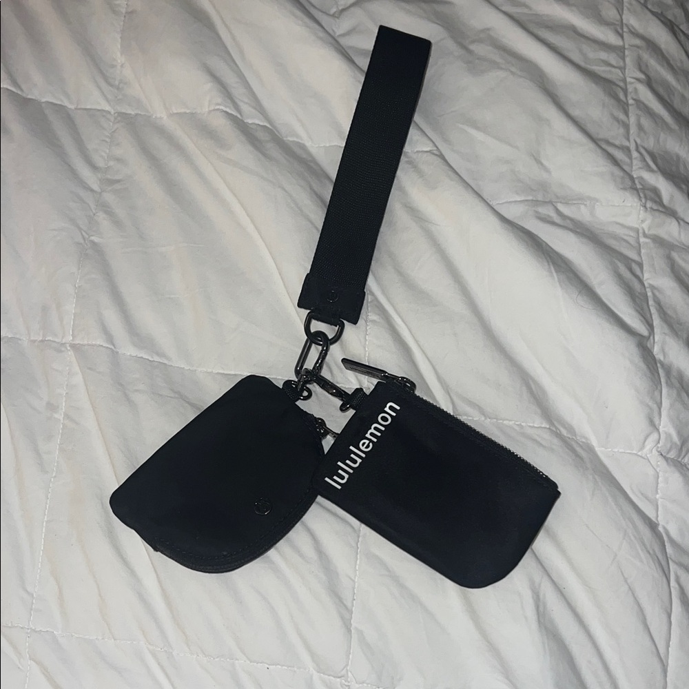lululemon athletica Black Wristlet Set